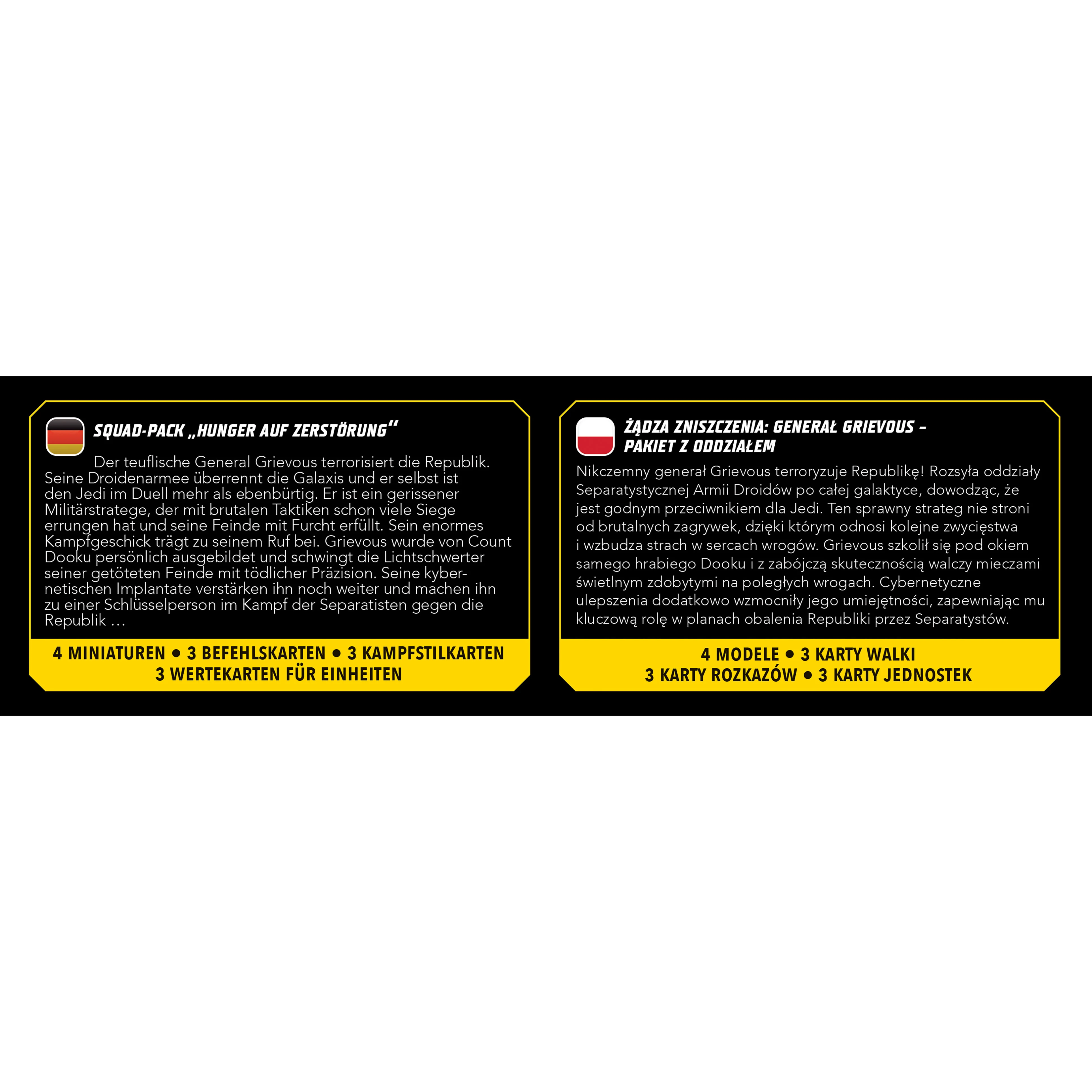 Star Wars: Shatterpoint - Appetite for Destruction Squad Pack ("Hunger auf Zerstörung") Star Wars: Shatterpoint - Appetite for Destruction Squad Pack ("Hunger auf Zerstörung")