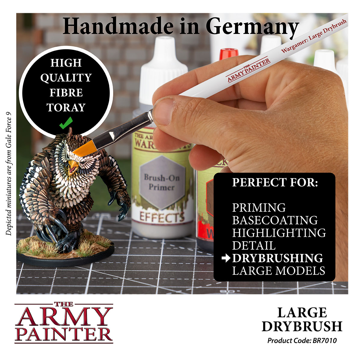 Army Painter: Pinsel - Wargamer Large Drybrush Army Painter: Pinsel - Wargamer Large Drybrush