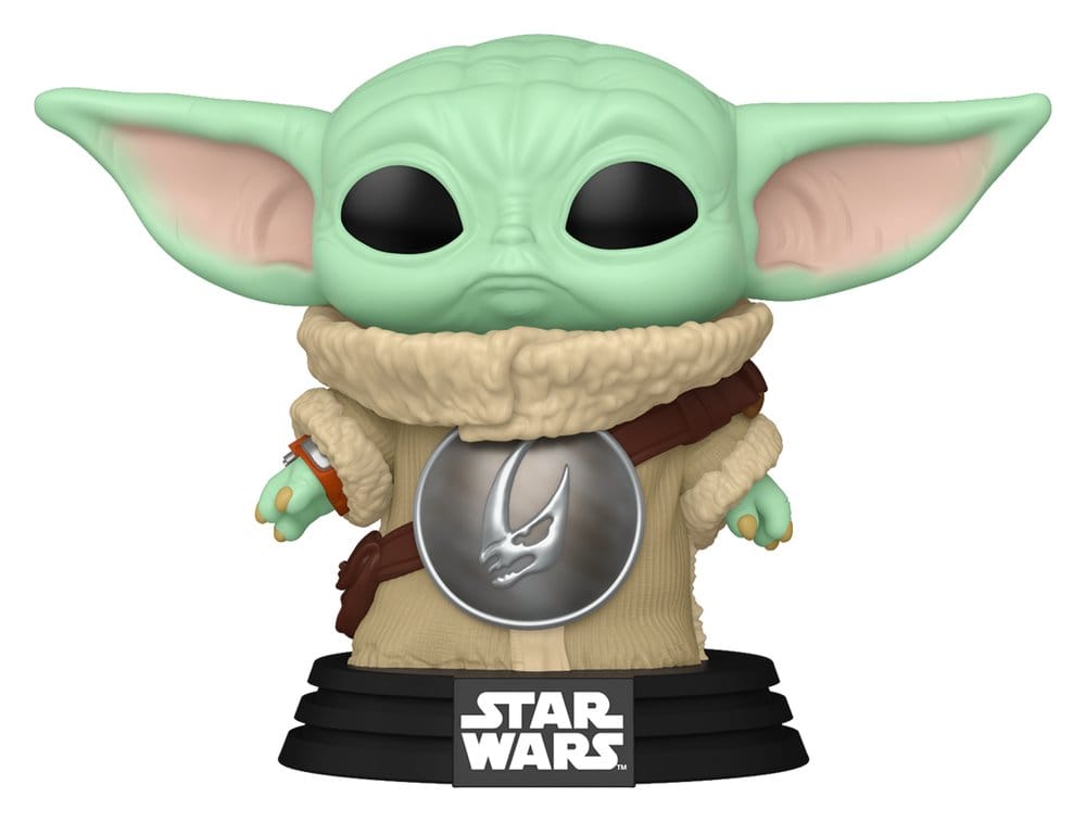 Star Wars: POP Grogu (819) großer ohrpfote, baby yoda, star wars figurine, fabelwesen figur, miniatur statue