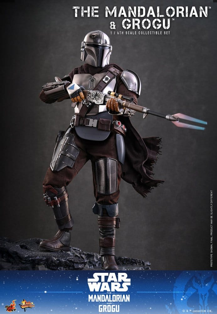 figurine, Mandalorian, Grogue?, armor, lightsaber