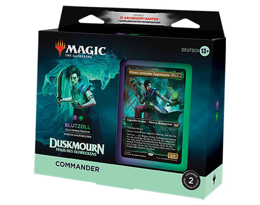 Magic CCG dt.: Duskmourn Haus des Schreckens Commander Deck "Blutzoll"