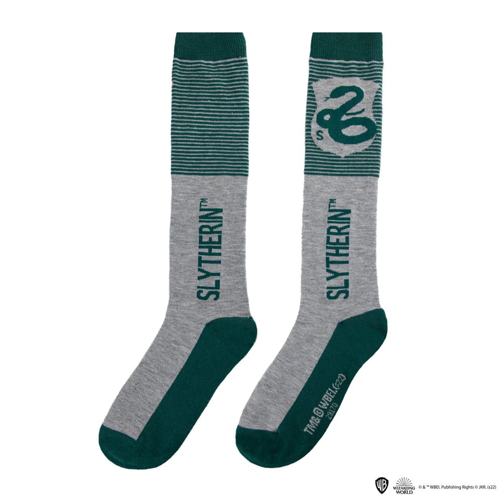 Harry Potter: Kniestrümpfe Slytherin 3er Pack (Gr.35-45) Harry Potter: Kniestrümpfe Slytherin 3er Pack (Gr.35-45)