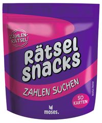 Rätsel Snacks: Zahlen suchen Snack, Rätsel, Zahlensuche, Taschenpackung, Moses