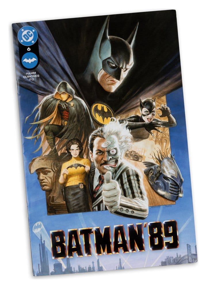 DC Direct AF: Two-Face (Batman 89) Page Puncher Red Platinum Edition 19cm Batman, Comic, Vitrine, Retro-Poster, Dekoration
