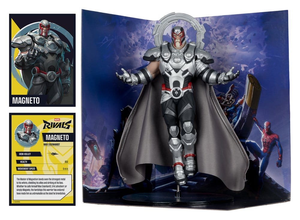 Marvel Rivals Collection: Statue Magneto 20cm action figure, Magneto, Rüstung, Cape, Sammelfigur
