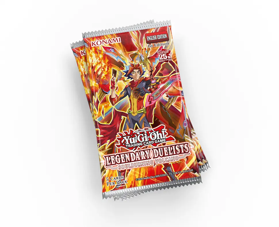 Yu-Gi-Oh! CCG dt.: Legendary Duelists - Soulburning Vulcano Boosterpack Yu-Gi-Oh! CCG dt.: Legendary Duelists - Soulburning Vulcano Boosterpack