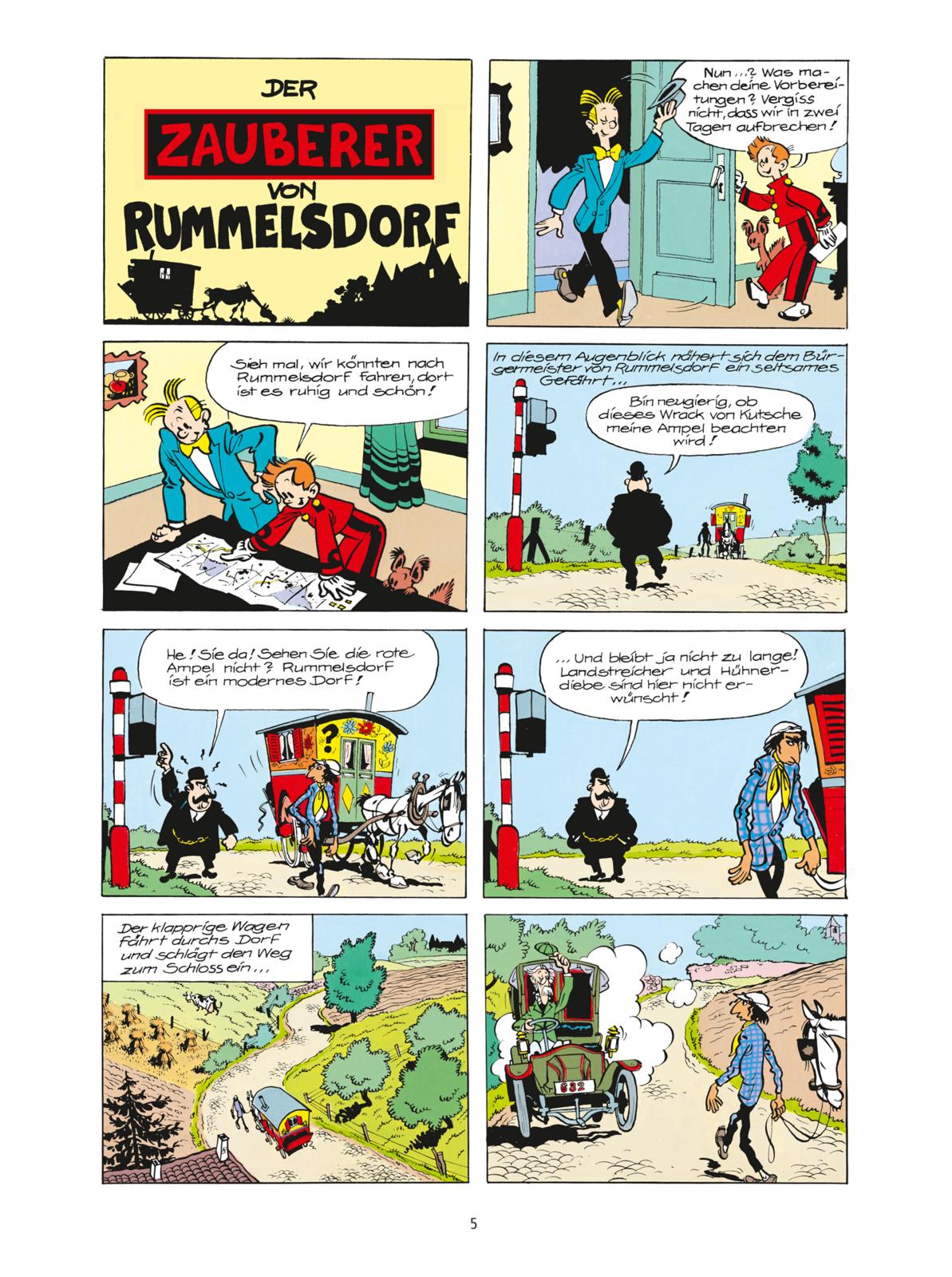 Spirou & Fantasio Bd.1: Der Zauberer von Rummelsdorf (Neuausgabe)