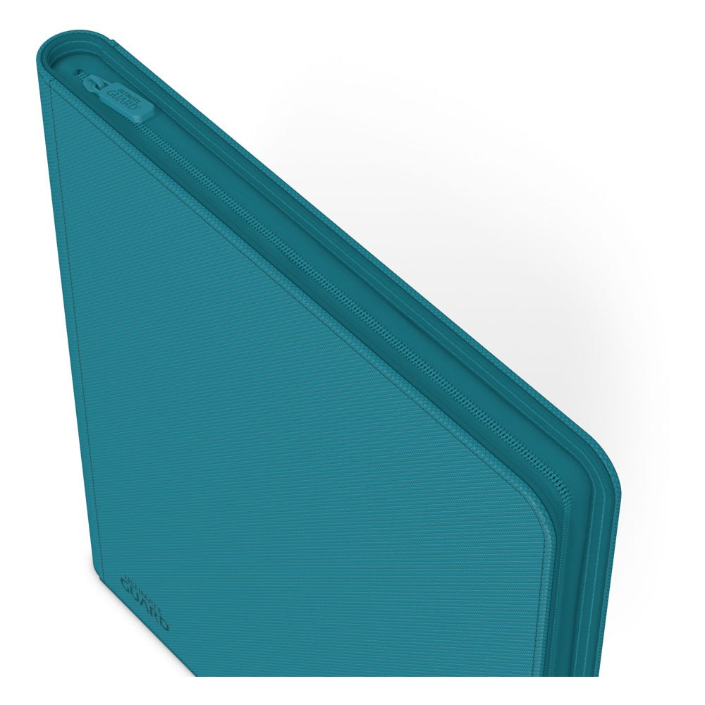Ultimate Guard: Zipfolio Xenoskin 24-Pocket petrolblau Koffer, Reisetasche, Kunstleder, Teal, Reißverschluss