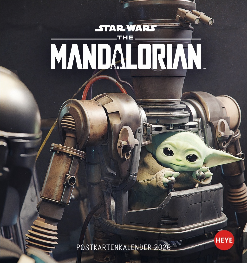 Star Wars: Mandalorian Postkartenkalender 2026
