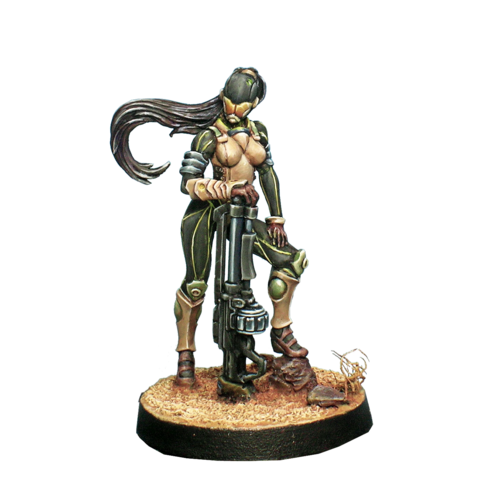 Miniatur, Figur, Menschlich, Waffe, Basis