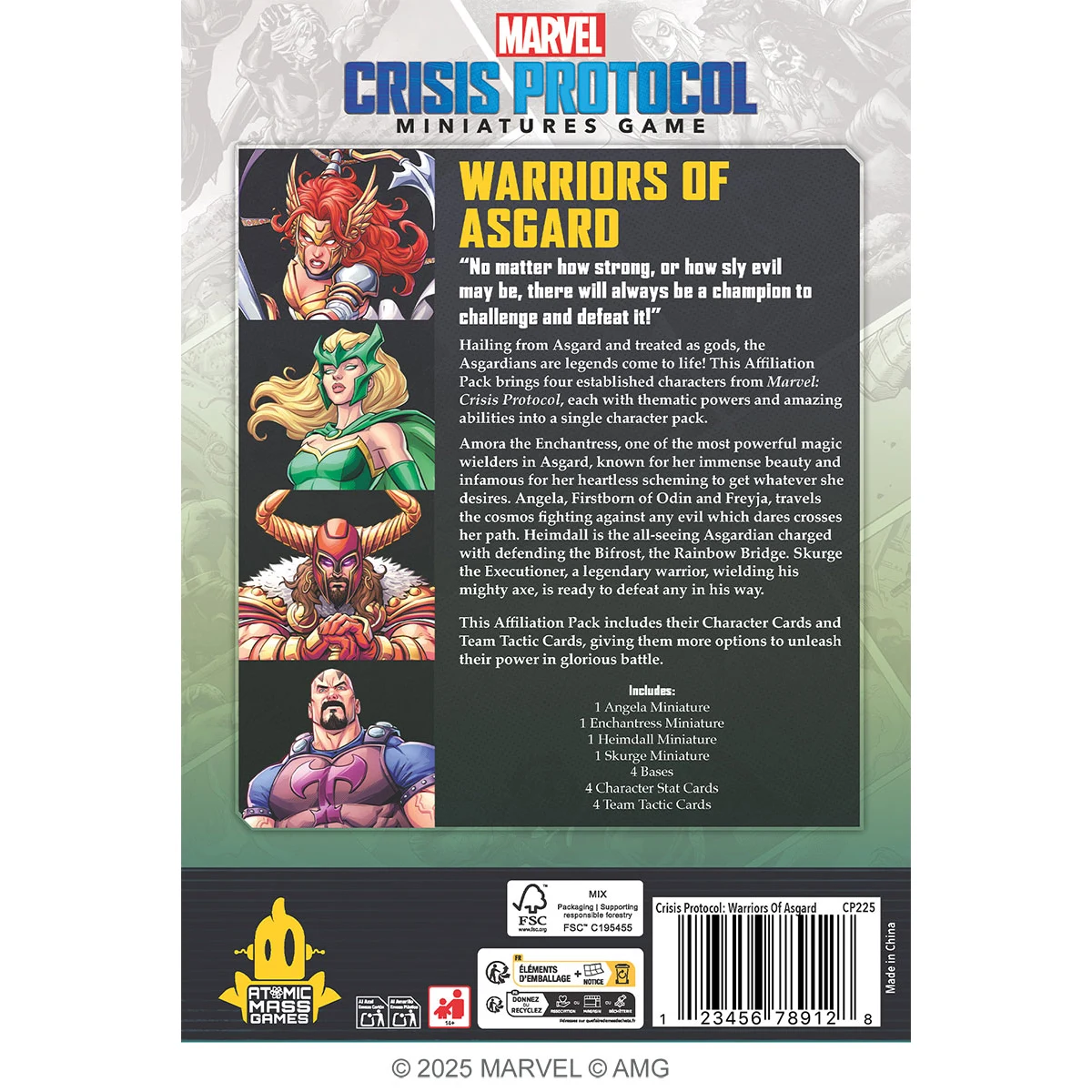 Marvel Crisis Protocol: Warriors of Asgard Affiliation Pack Marvel Crisis Protocol: Warriors of Asgard Affiliation Pack