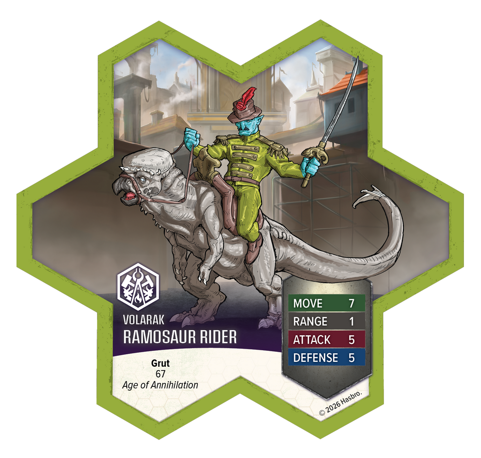 Heroscape: Chain Gruts and Ramosaur Rider Army Expansion