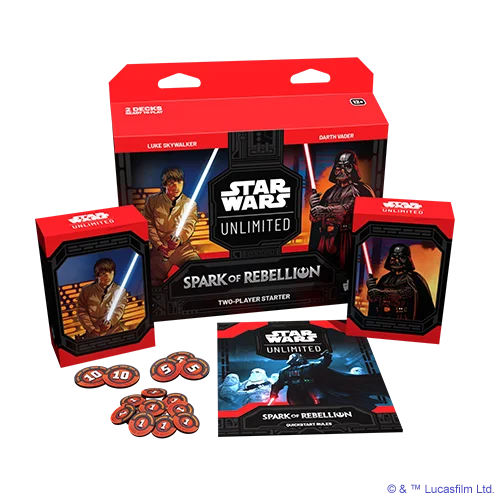 Star Wars Unlimited CCG: Spark of Rebellion - Two-Player-Starter Star Wars Unlimited CCG: Spark of Rebellion - Two-Player-Starter