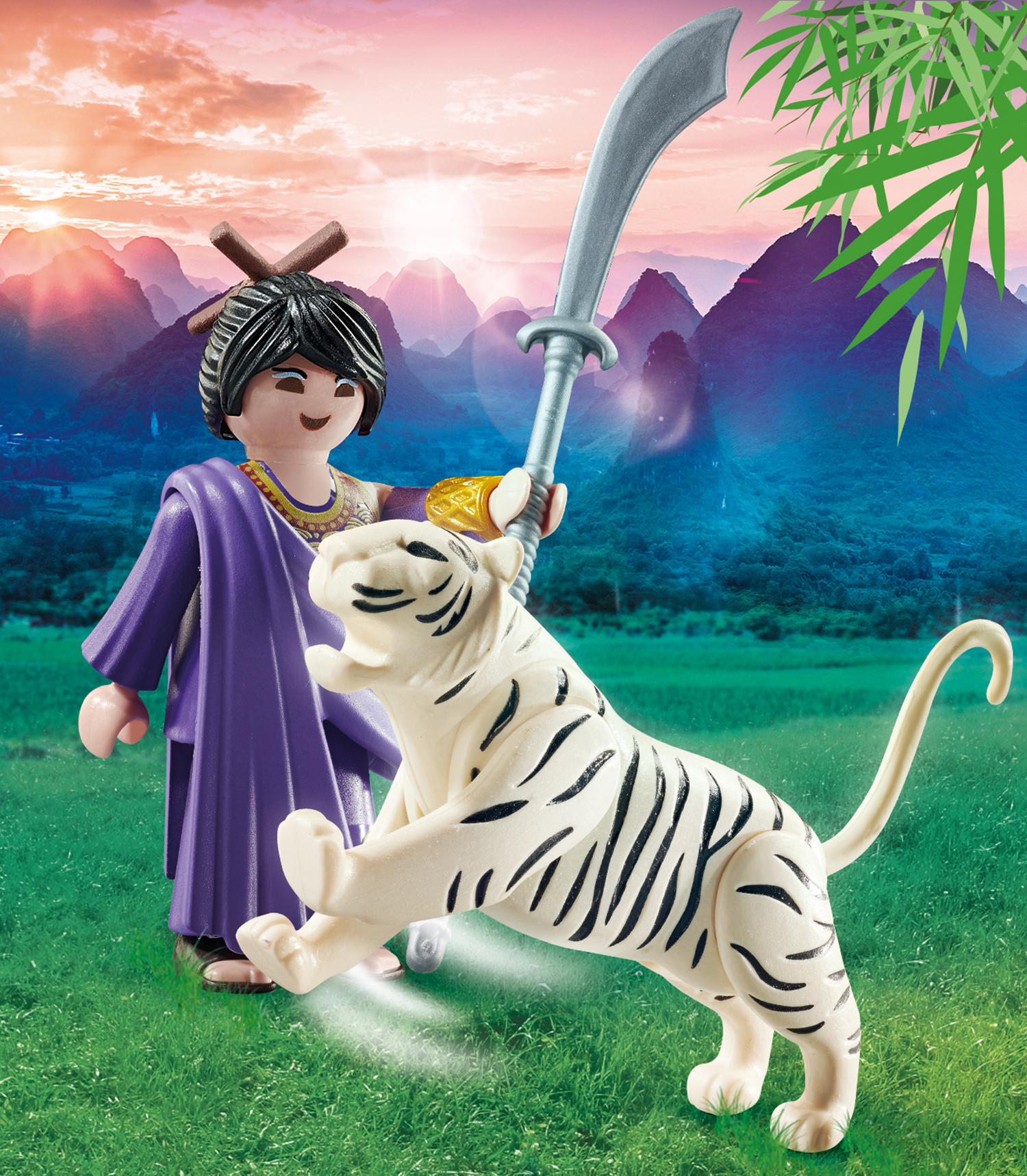 Playmobil: Special Plus - Asiakämpferin mit Tiger
