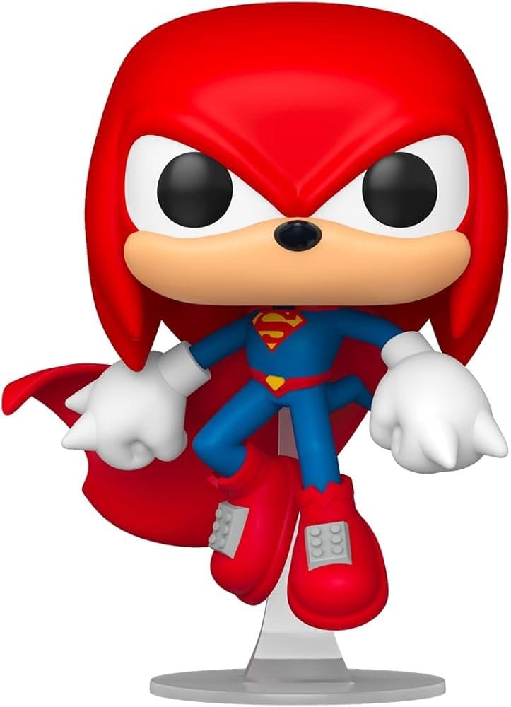 DC x Sonic: POP Knuckles as Superman (596) Spielzeug, Figur