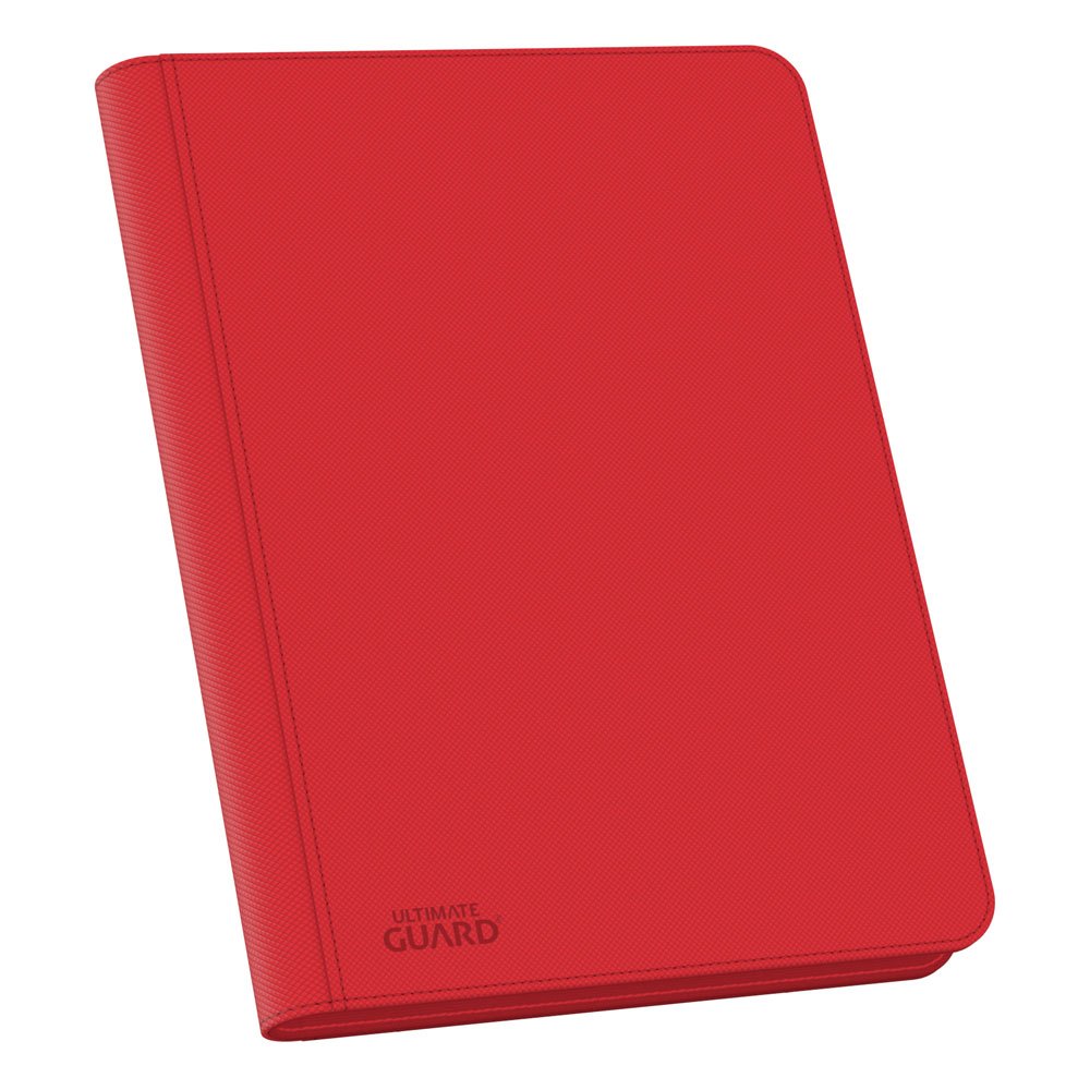 Ultimate Guard: Zipfolio Xenoskin 18-Pocket rot Hülle, Notebookhülle, Rot, Kunstleder, Gürteltasche
