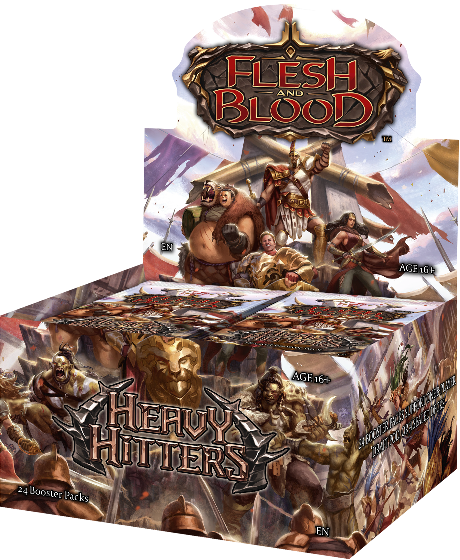 Flesh & Blood TCG: Heavy Hitters Booster Display