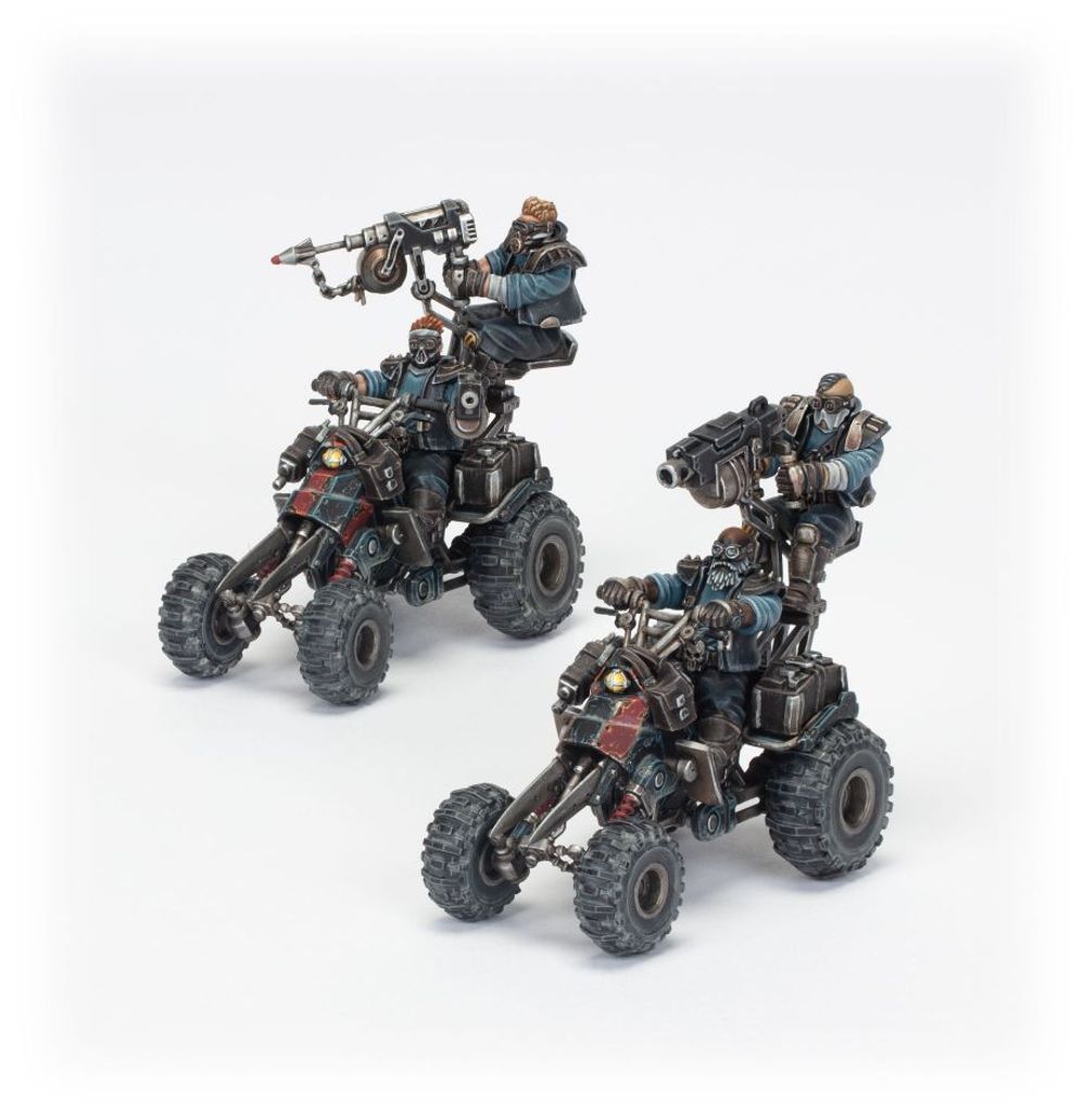 Necromunda: Orlock Outrider Quads Necromunda: Orlock Outrider Quads