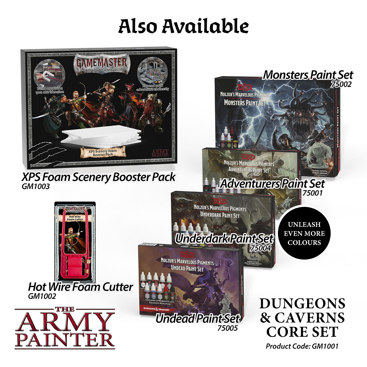 Army Painter: Gamemaster - Dungeons & Caverns Core Set Army Painter: Gamemaster - Dungeons & Caverns Core Set