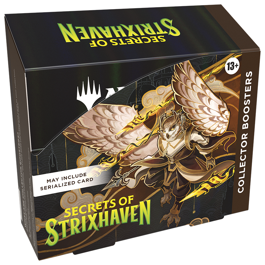 Magic CCG: Secrets of Strixhaven Collector Booster Display sammler, booster, geheimnisse von strixhaven, kartenspiel, flügel dragon