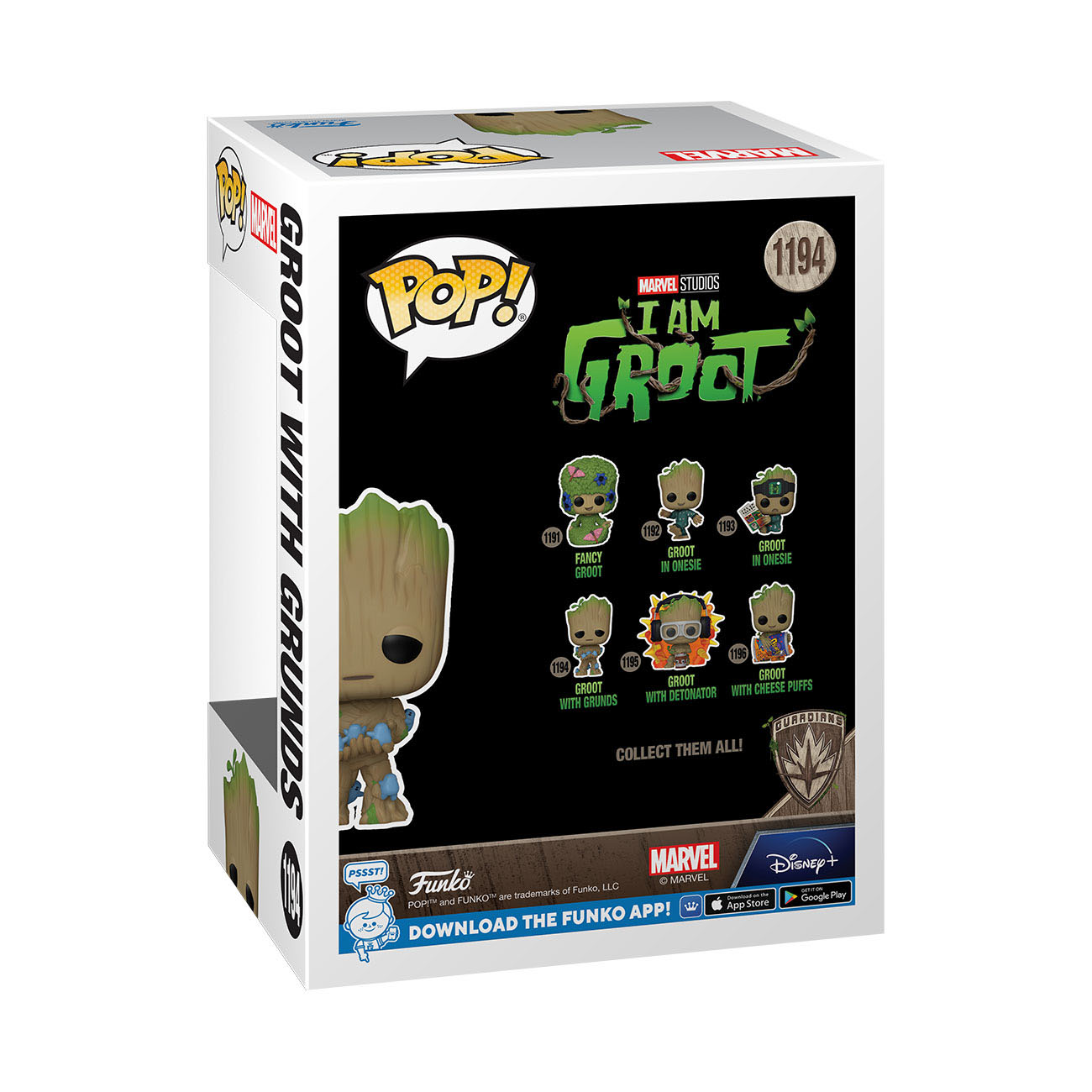 I Am Groot: POP Groot with Grunds (1194)