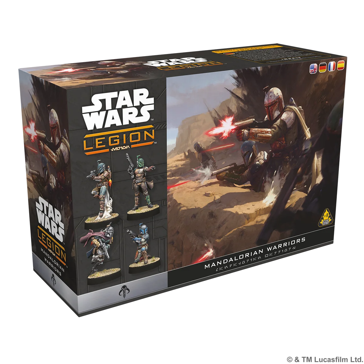 Star Wars, Legion, Mandalorian, Miniaturen, Boxeninhalt