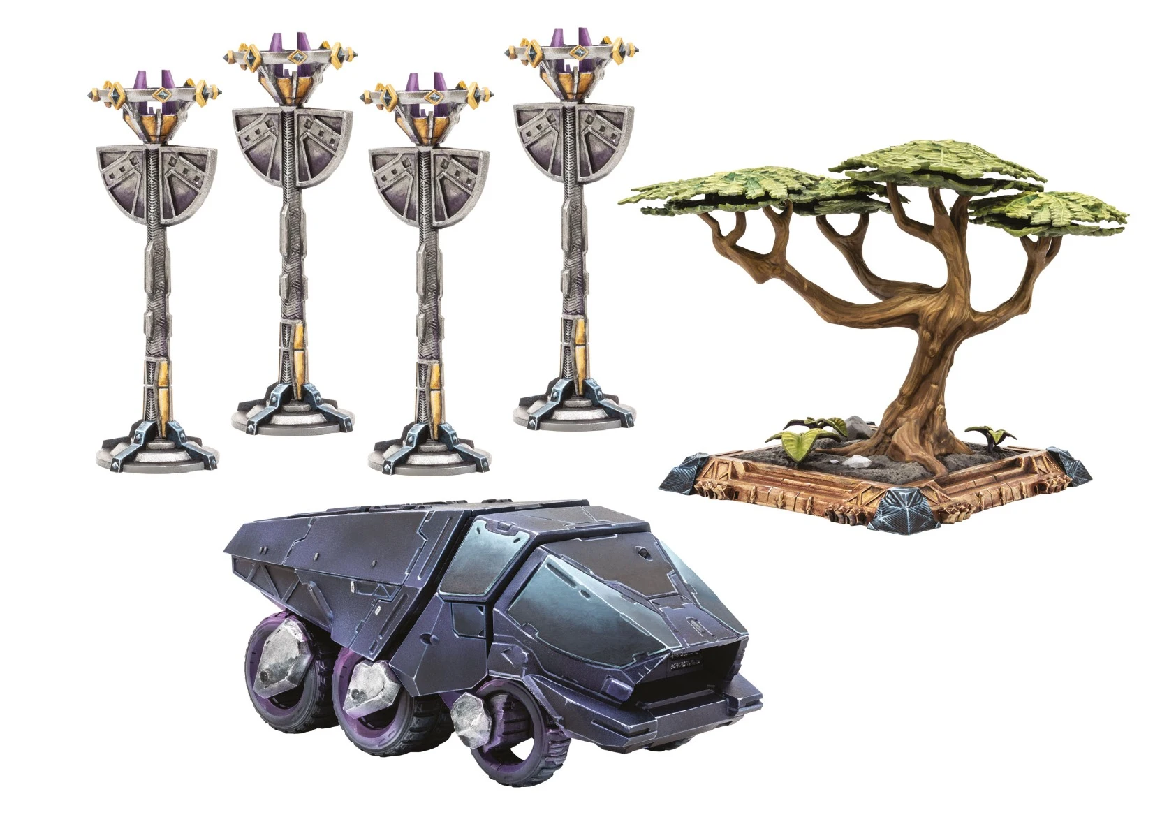 Marvel Crisis Protocol: Kingdom of Wakanda Terrain Pack Marvel Crisis Protocol: Kingdom of Wakanda Terrain Pack