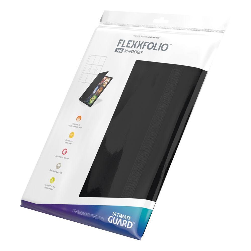 Ultimate Guard: Kartenmappe Flexfolio 9-Pkt schwarz Hülle, Hülle für Tablet, Schwarz, Faltbar, Schutz