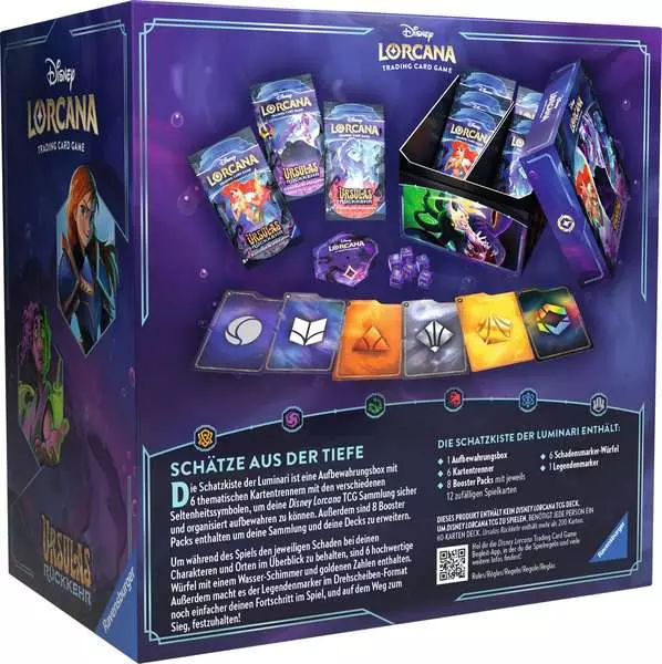 Lorcana TCG: Ursulas Rückkehr - Schatzkiste der Luminari (Set 4) Lorcana TCG: Ursulas Rückkehr - Schatzkiste der Luminari (Set 4)
