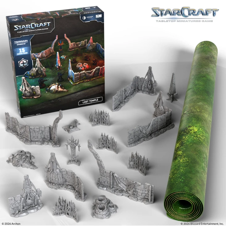 Starcraft TMG: Terrain - Lost Temple Starcraft TMG: Terrain - Lost Temple