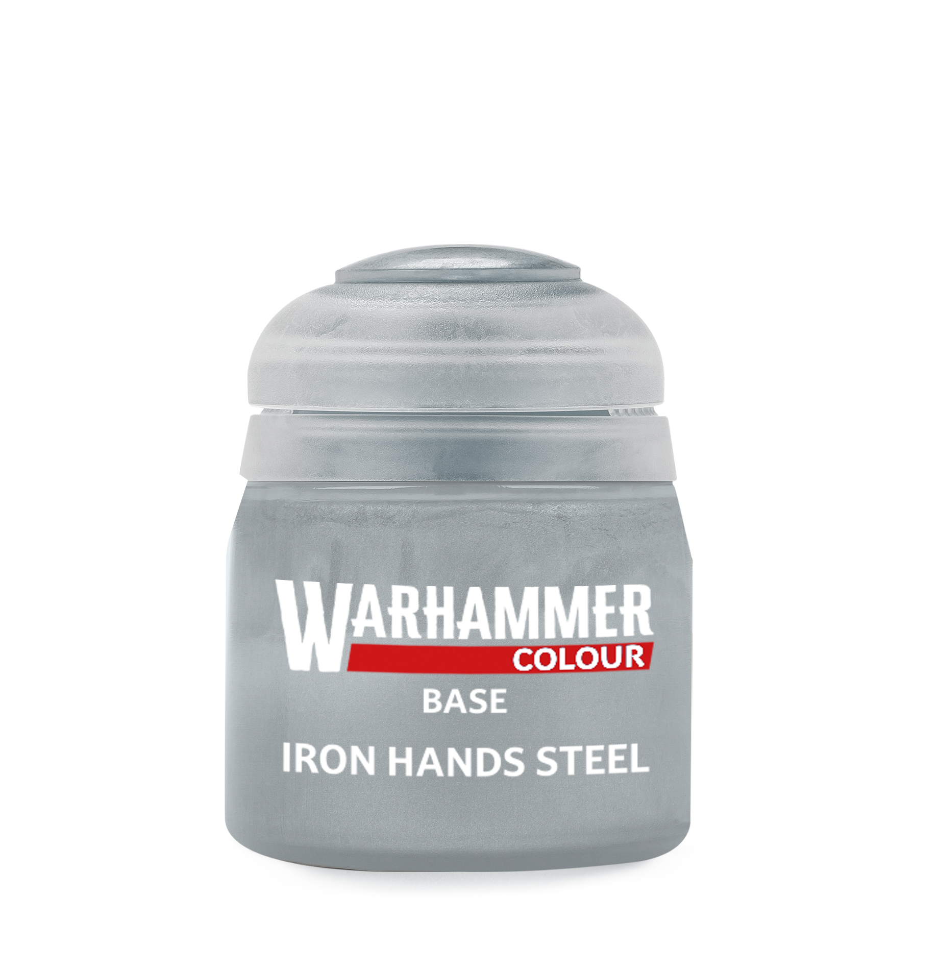 GW Farben: Iron Hands Steel (Base) warhammer, farbe, basis, eisenhände-stahl, farbtopf
