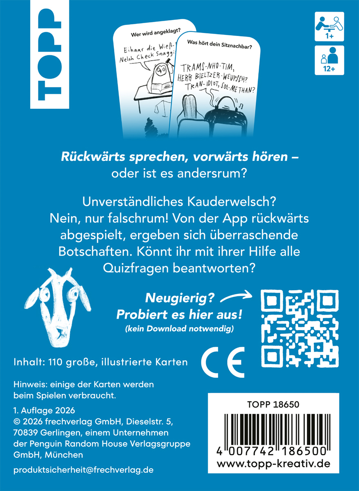 Quiz, Karten, QR-Code, Bilder, Topp