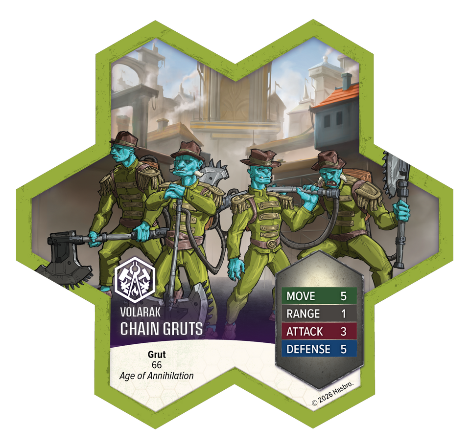 Heroscape: Chain Gruts and Ramosaur Rider Army Expansion Heroscape: Chain Gruts and Ramosaur Rider Army Expansion