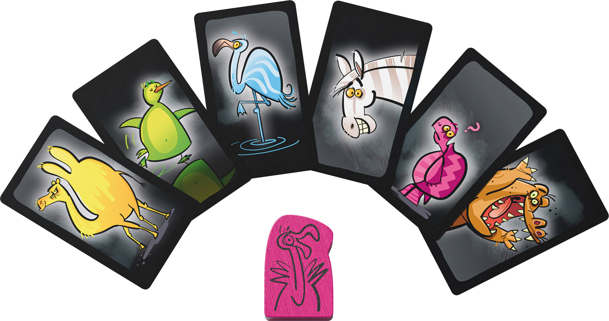 Dodelido Deluxe in Metalldose card, board game, cards, dinosaur, pink piece