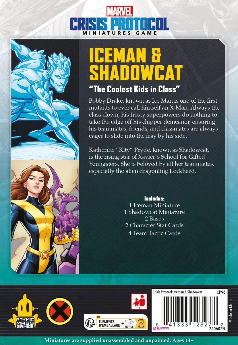 Marvel Crisis Protocol: Iceman & Shadowcat