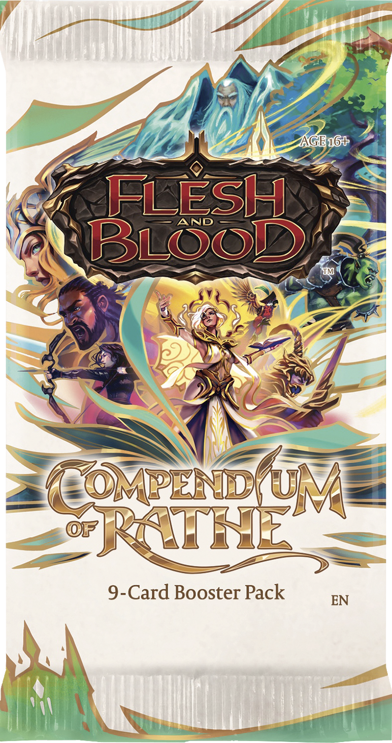 Flesh & Blood TCG: Compendium of Rathe Boosterpack Flesh & Blood TCG: Compendium of Rathe Boosterpack