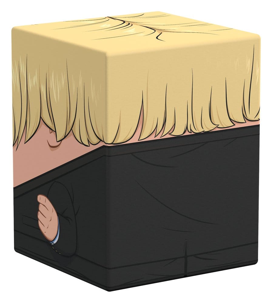 Ultimate Guard: Deckbox Squaroes One Piece Live Action - Sanji OP003 box, cartoon, blonde hair, rot? skin, arm sleeve