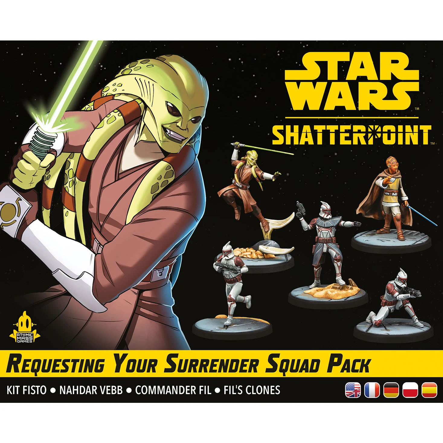 Star Wars: Shatterpoint - Requesting Your Surrender Squad-Pack ("Ich muss euch die Kapitulation nahelegen.") Star Wars: Shatterpoint - Requesting Your Surrender Squad-Pack ("Ich muss euch die Kapitulation nahelegen.")