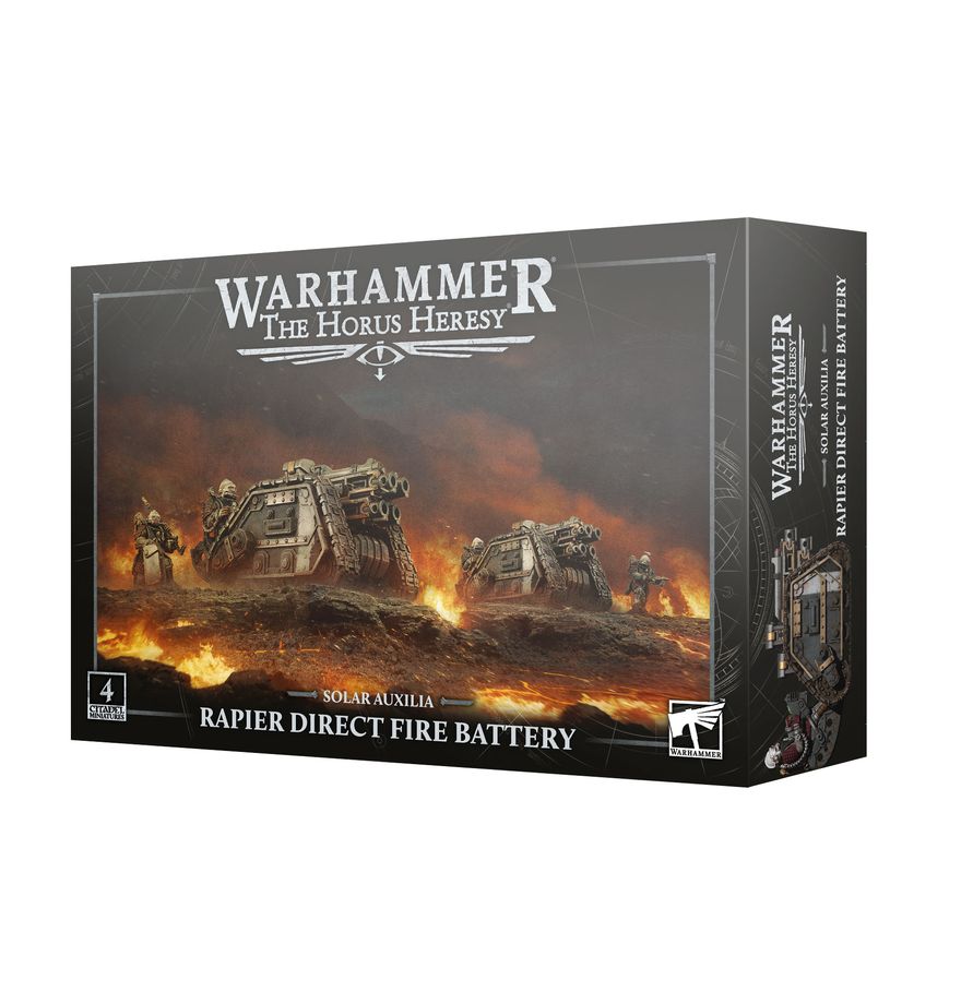 Horus Heresy: Solar Auxilia - Rapier Direct Fire Battery Wargaming, Miniaturen, Direktfeuer-Batterie, Solar Auxilia, Panzer