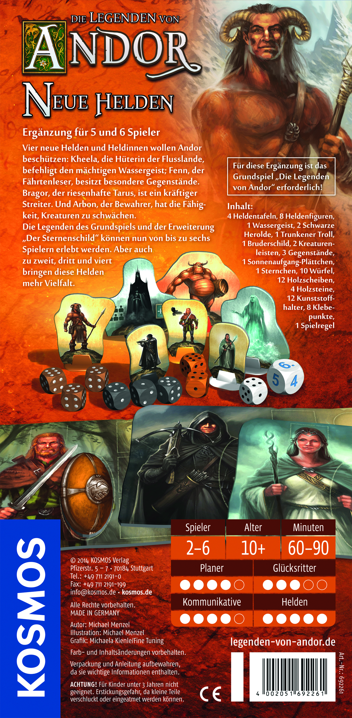 Legenden von Andor: Neue Helden 5-6 Spieler Ergänzung Legenden von Andor: Neue Helden 5-6 Spieler Ergänzung