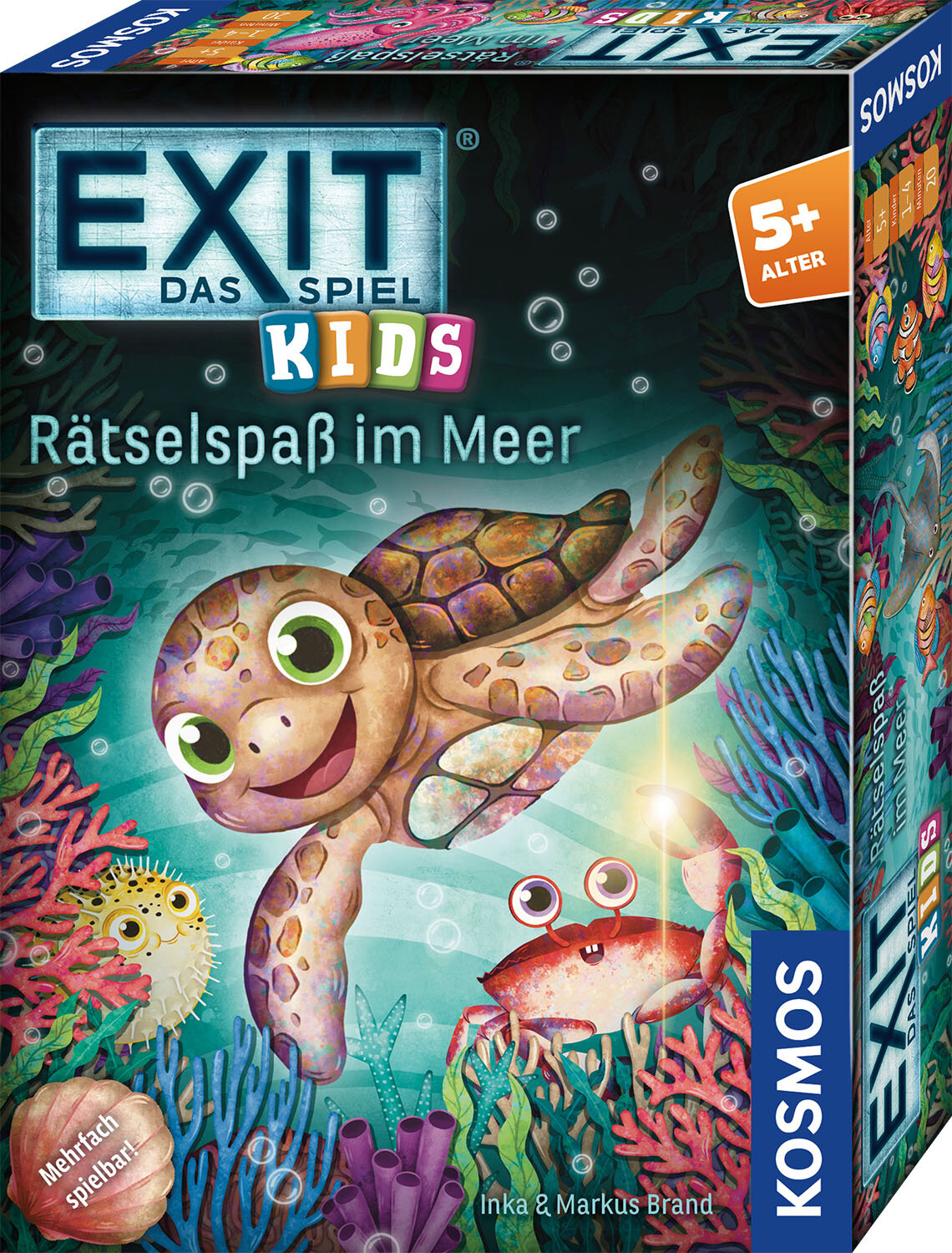 Unterwasserwelt, Schildkröte, Crab, Kinderpuzzle, Rätselspaß