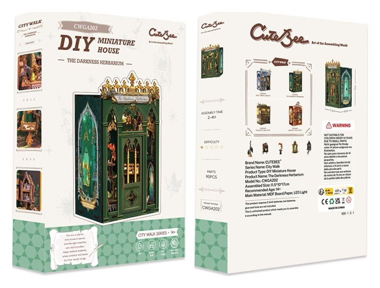 DIY, Miniature, Haus, Kräuter, Modellbausatz