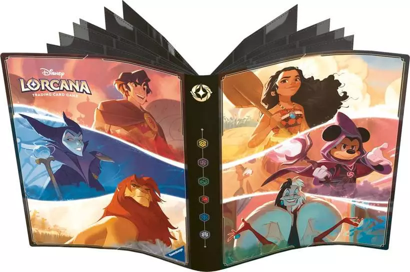 Lorcana TCG: Lorebook Card Portfolio Vaiana/Mickey/Cruella