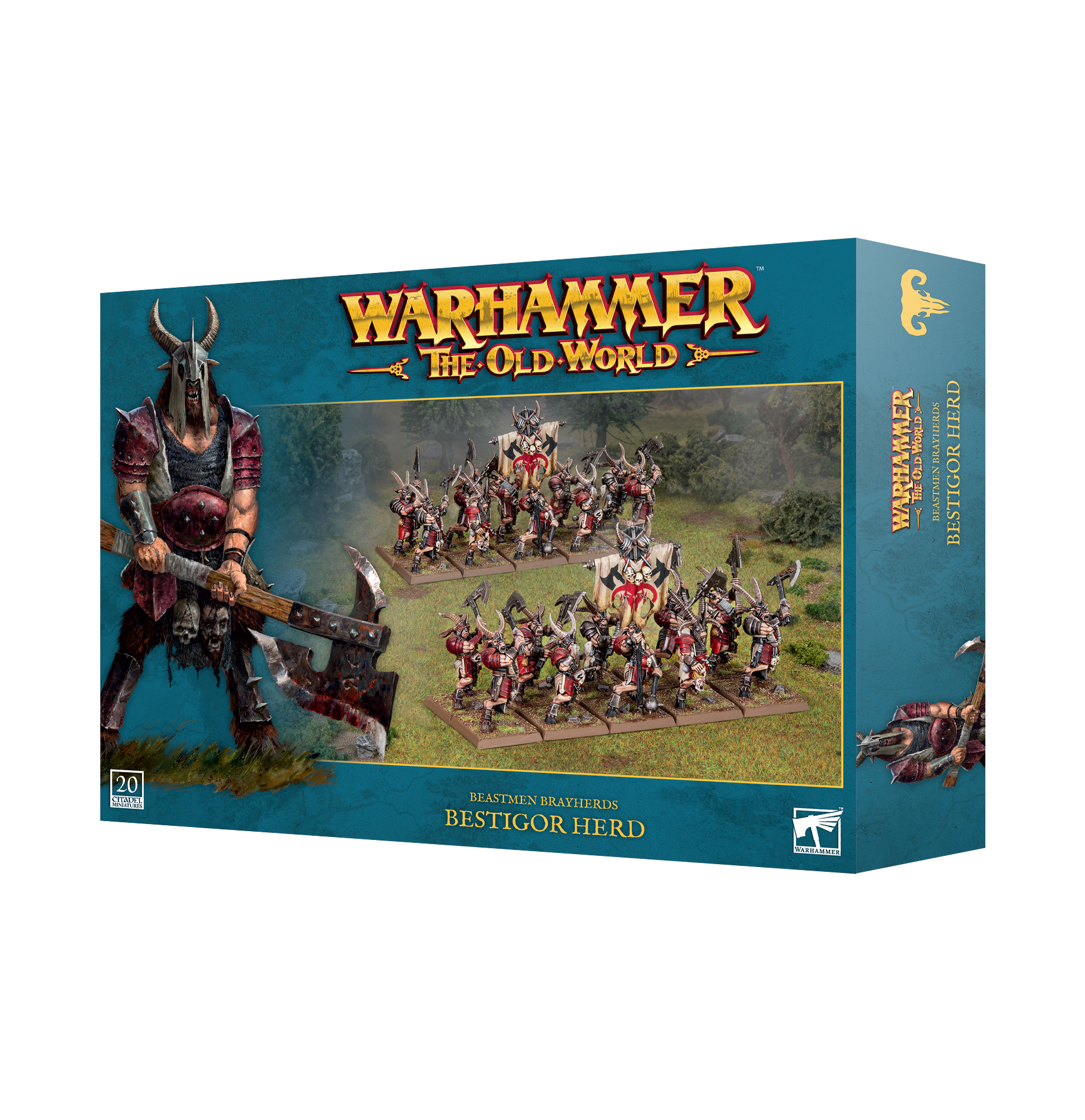 Warhammer: The Old World Beastmen Brayherds - Bestigor Herd Warhammer: The Old World Beastmen Brayherds - Bestigor Herd