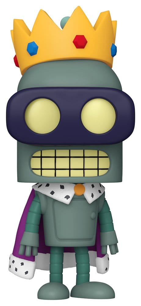 Futurama: POP Super King Bender (2211) figurine, kugelkopf, außerirdischer, robot, königsschädel