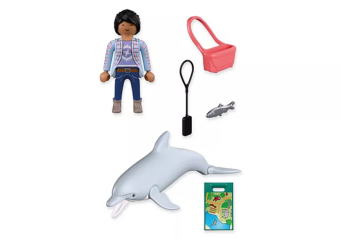 Playmobil:Animals & Friends - Zoo Delfin & Besucherin