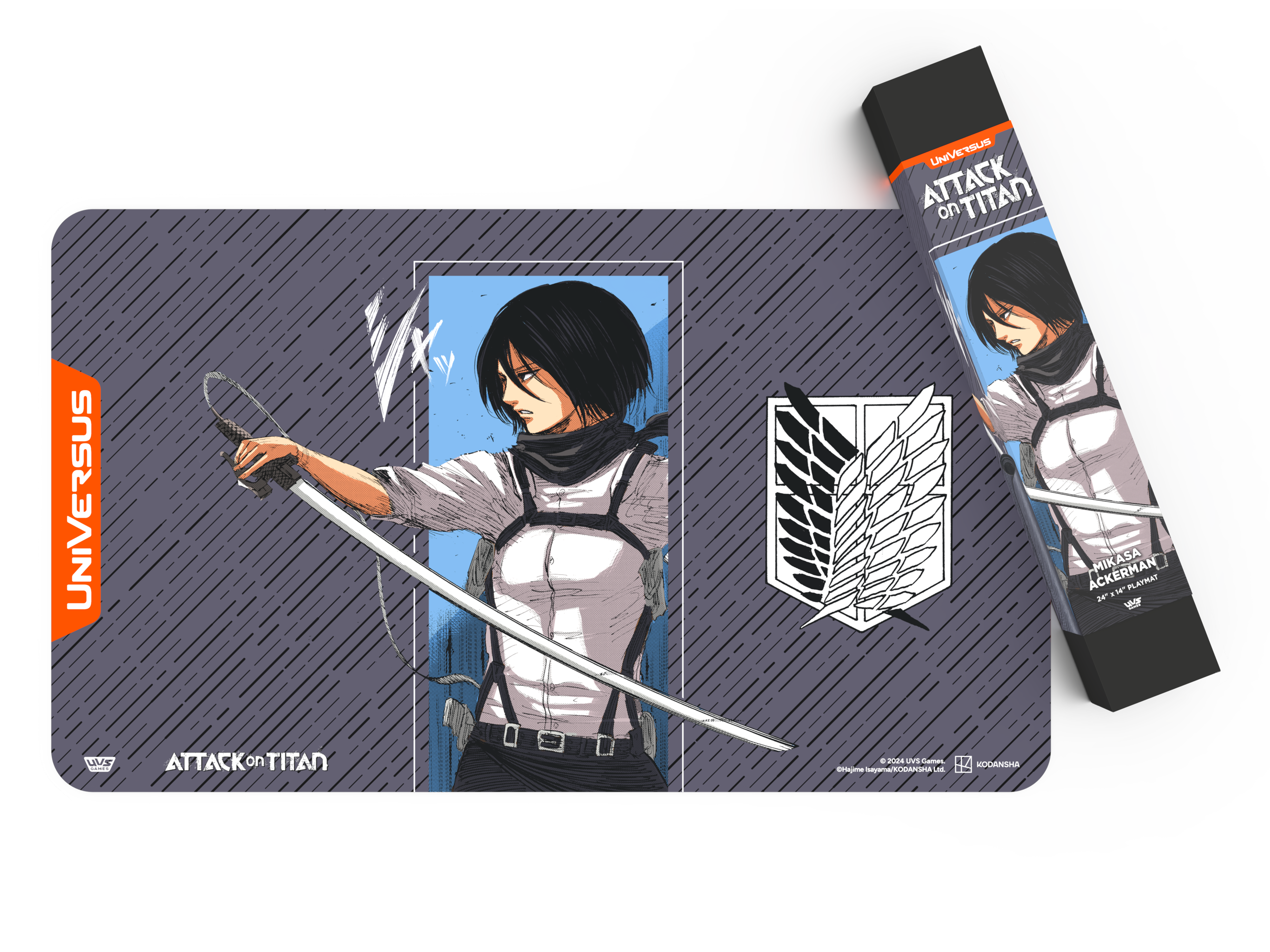 Universus CCG: Playmat AoT Mikasa Ackerman