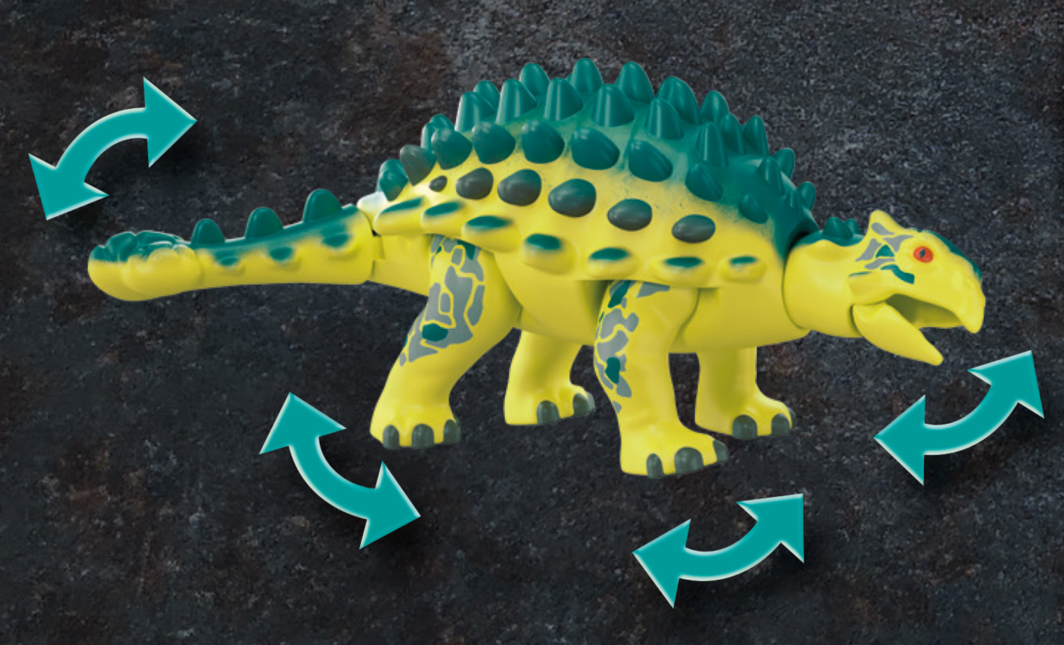 Playmobil: Dino Rise - Saichania Abwehr des Kampfläufers