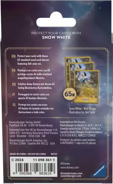 Lorcana TCG: Ursula's Return - Card Sleeves B "Snow White"