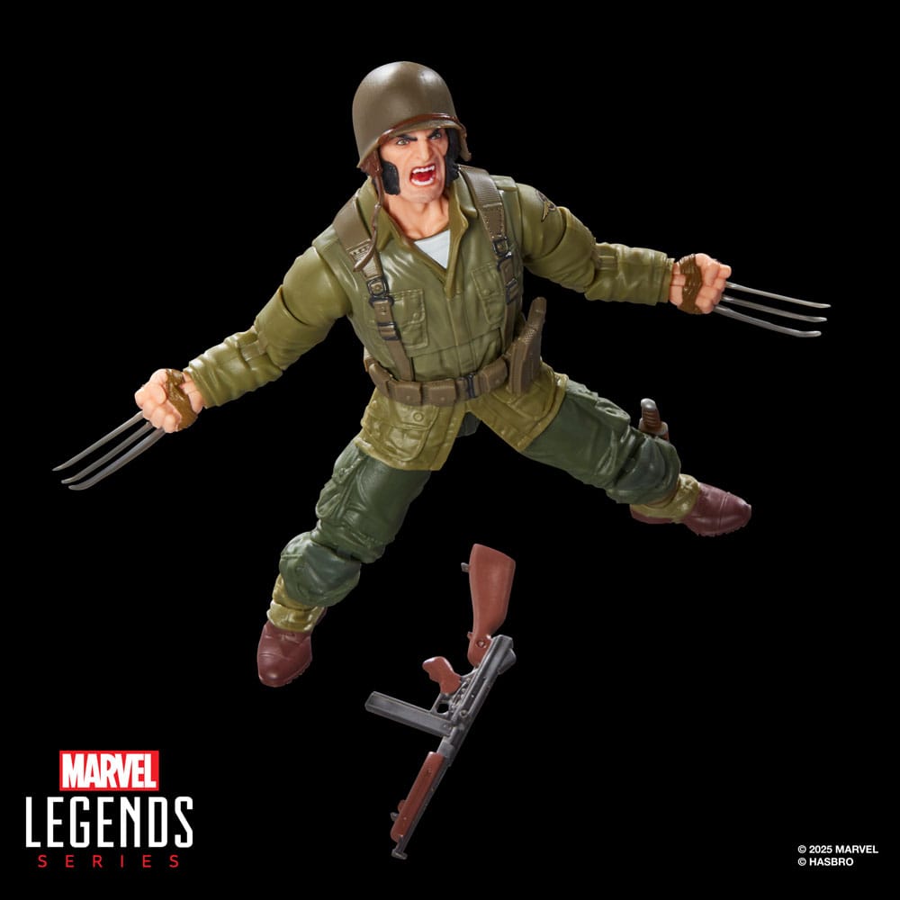 Marvel Legends AF: Wolverine - WWII Logan (BaF: Executioner) 15cm Erwachsener, Männlich, Mann, Person